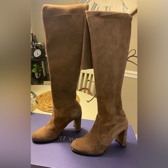 Stuart Weitzman~ Hiline Over The Knee Boots - Picture 1 of 6